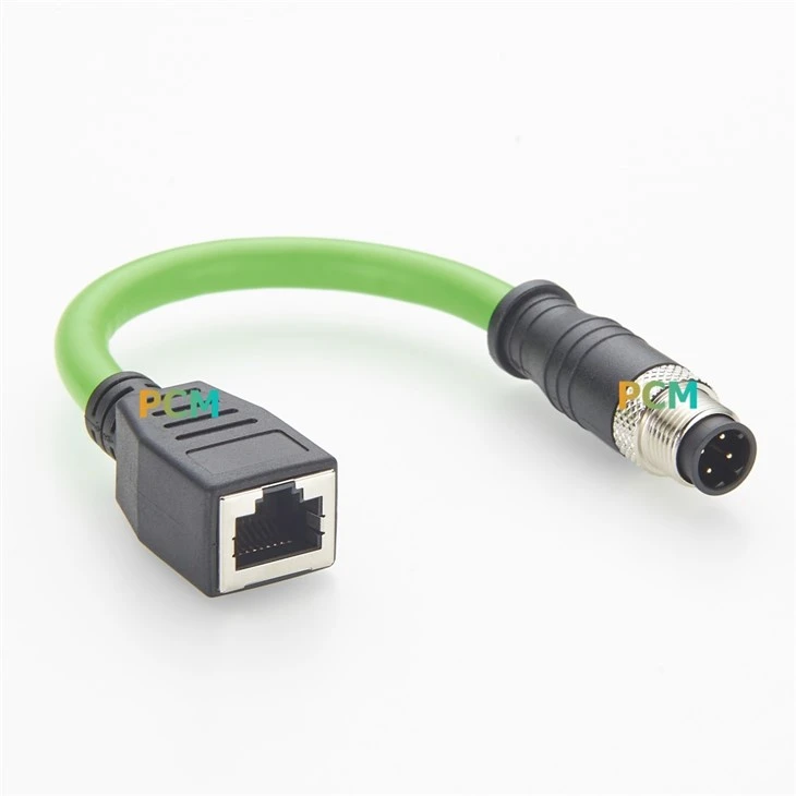 M12 D Code Male To RJ45 Female Cable suppliers