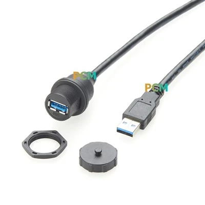 Vandeniui atsparus IFM E70453 USB jungties laidas