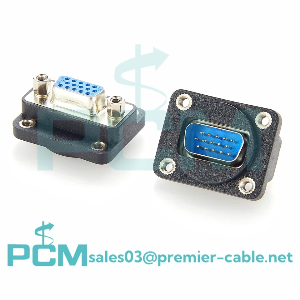 VGA D tipo modulio skydelio montavimo adapteris
